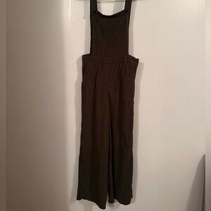 Cider Brown Corduroy Jumpsuit